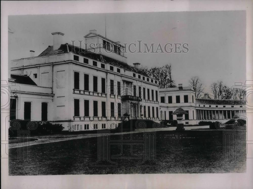 1937 Press Photo Soestdijk Palace in Holland where Royal baby to be born - Historic Images