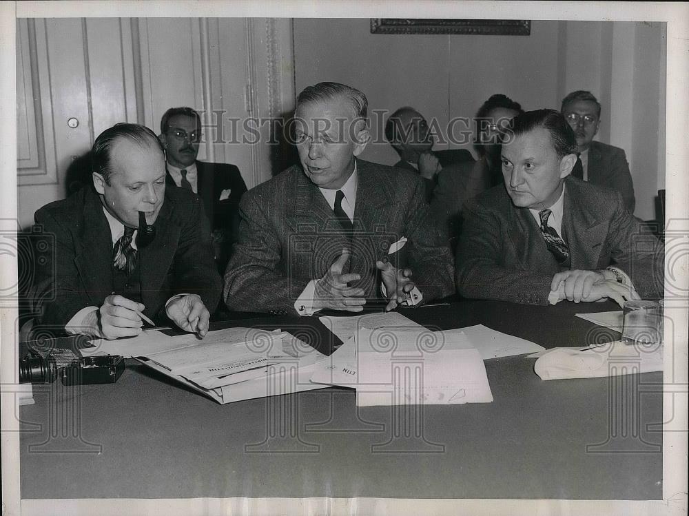 1947 Press Photo Secretary of State Dept of International Information G Marshall - Historic Images