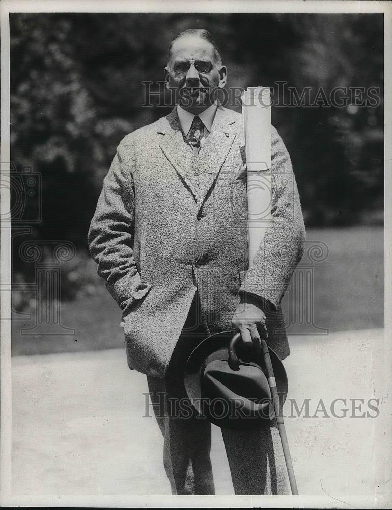 1933 Press Photo Businessman Vernon Howe Barley - nea38031 - Historic Images