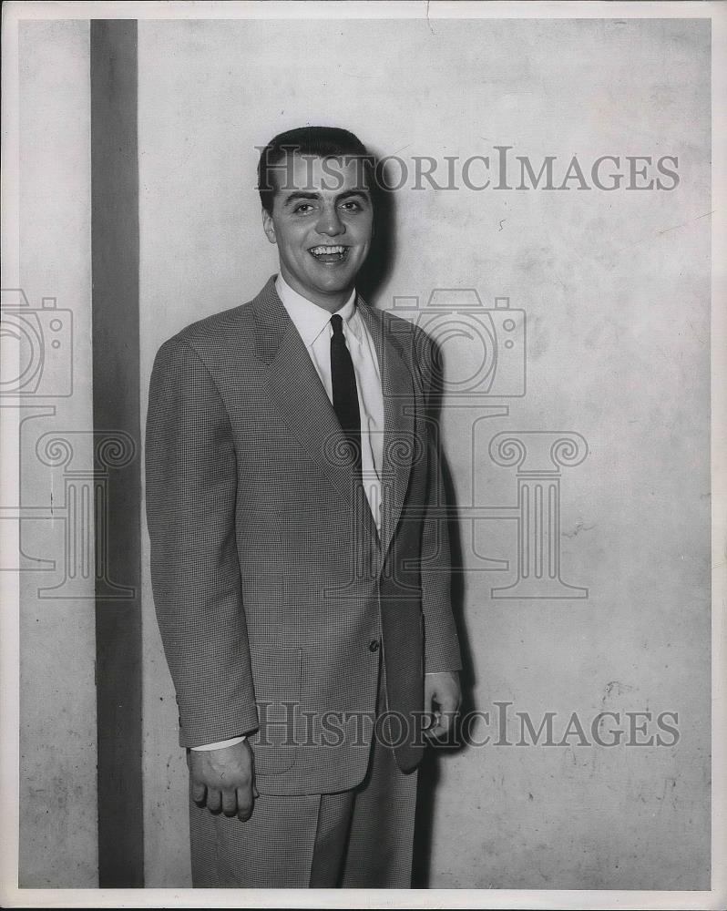 1955 Press Photo Jim Lawless John Conoll Senior Prom King - nea38194 - Historic Images