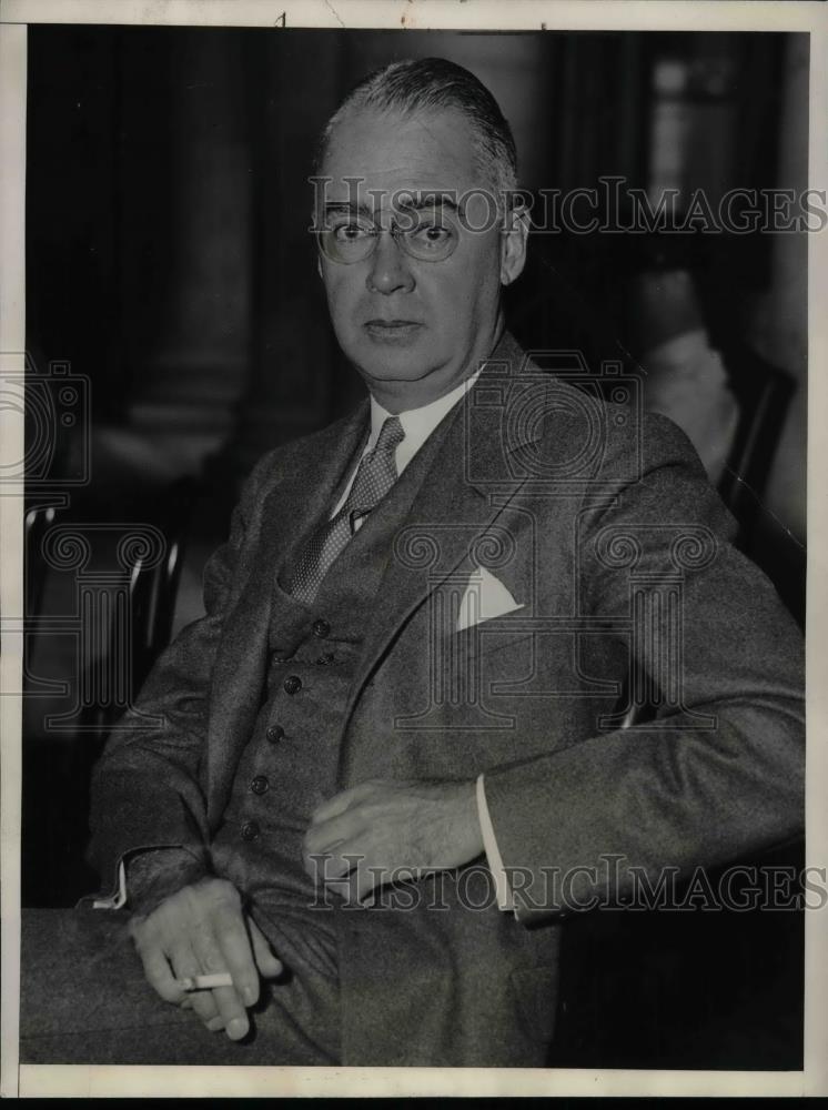 1933 Press Photo Robert O. Hayward, Vice President of Dillon Read &amp; Company - Historic Images