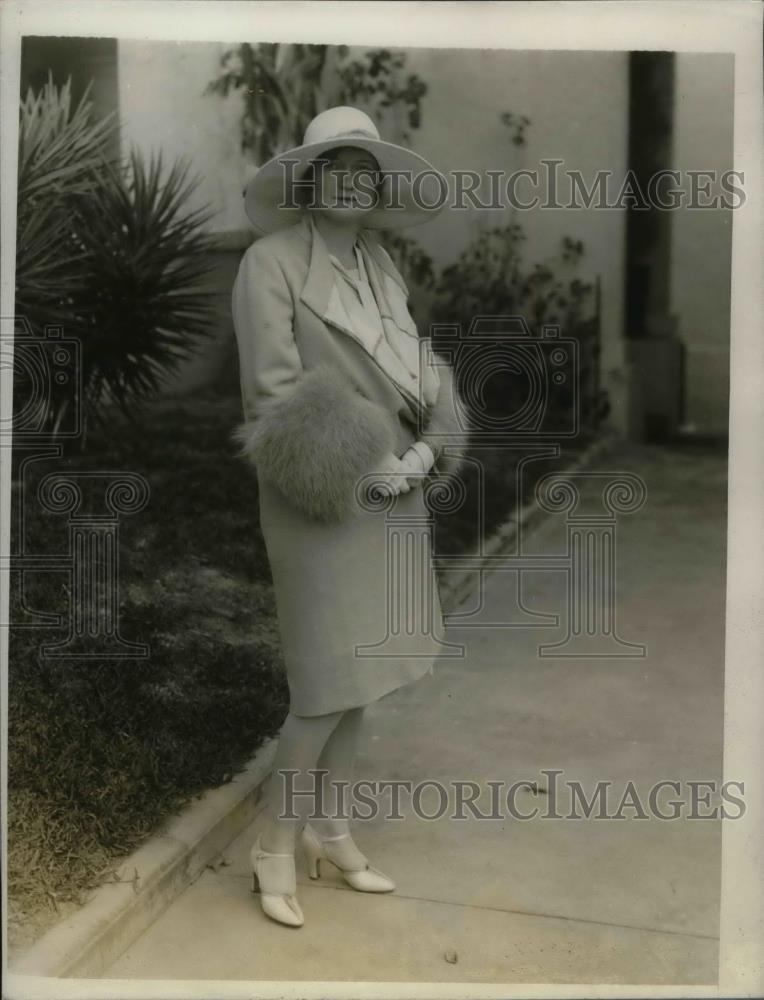 1923 Press Photo Mrs. Arthur Leath of Chicago Casino - nea34751 - Historic Images