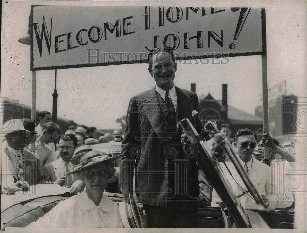 1936 Press Photo John Hamilton, Campaign Manager of Governor Landon - nea38122 - Historic Images