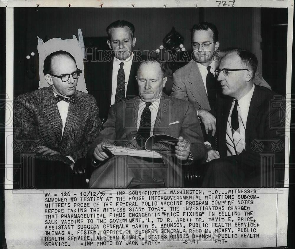 Press Photo Testifying at House intergovernmental relations Subcomittee's - Historic Images