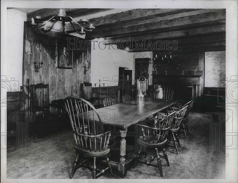 1934 Press Photo After 7 Years Of Labor Fort Niagra Restoration Completed - Historic Images