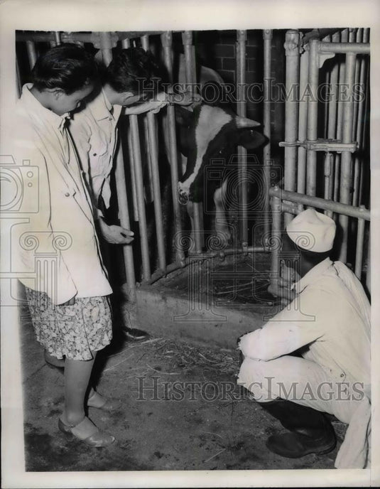 1942 Press Photo M. S. Klinck, Director, Division Of Agriculture Lectures - Historic Images