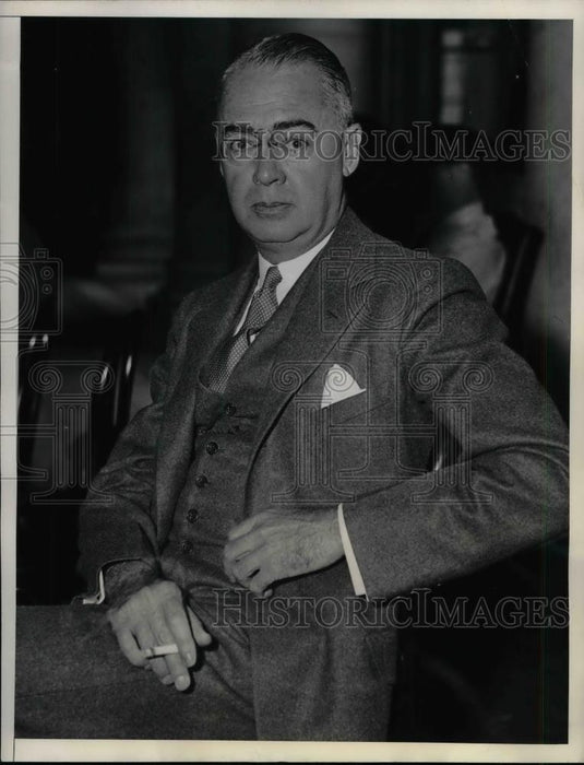 1933 Press Photo VP of Dillon Read & Co.Robert Hayward at Senate Hearing - Historic Images