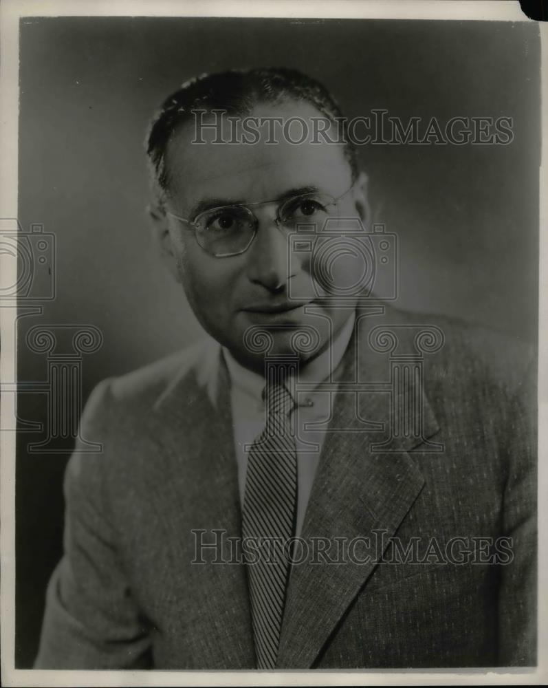 1957 Press Photo Joe Leigh, Board Chairman of Einson-Freeman Co.Inc. - nea37965 - Historic Images