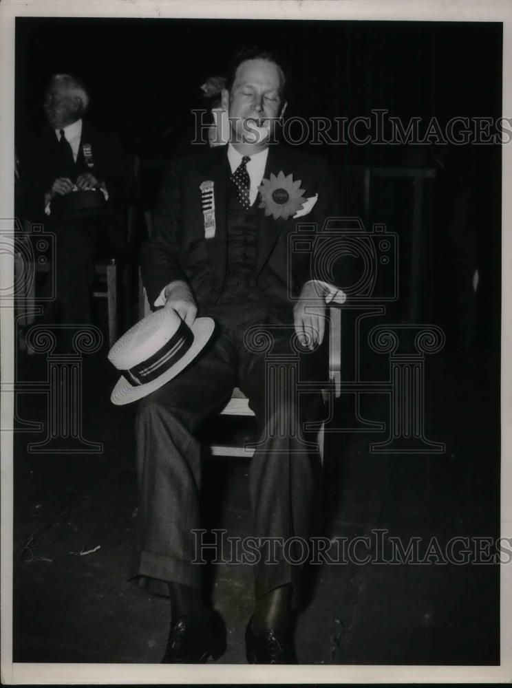 1936 Press Photo John Hamilton, at GOP Natl Convention - nea34518 - Historic Images