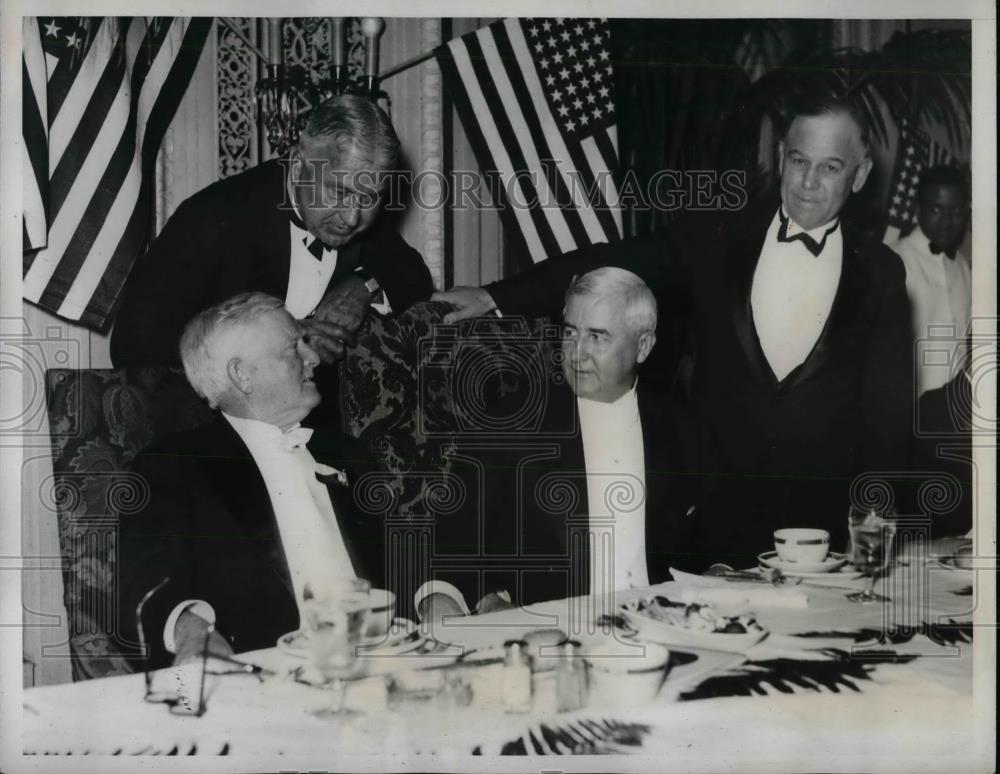 1934 Press Photo Sons of Texas, John N. Garner, Jesse Jones, Walter Cline - Historic Images