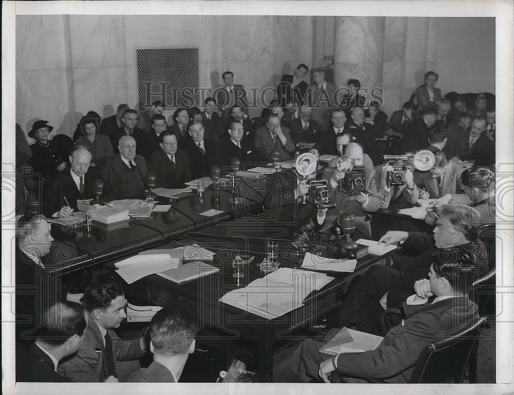 1947 Press Photo Senate Labor Committee J. Ellender Murray Overton, O&#39;Daniel - Historic Images