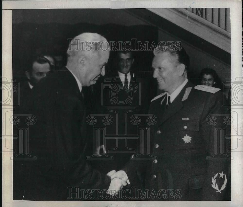 1949 Press Photo Marshall Tito of Yugoslavia, Djuro Salaj - nea36391 - Historic Images