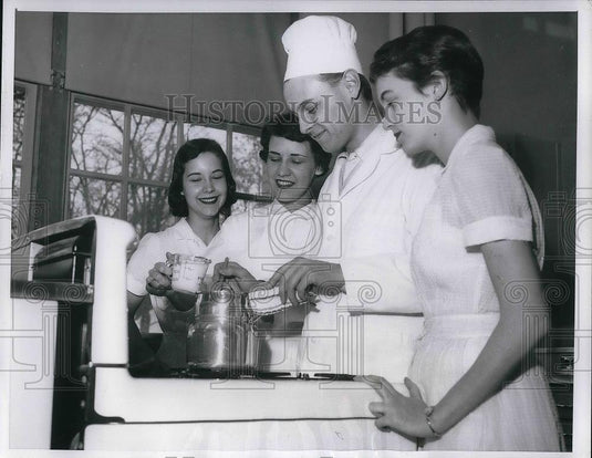 1956 Press Photo Norman Duncan, P. Marx, J. Beduhn, G. Peck, Univ Wisconsin - Historic Images