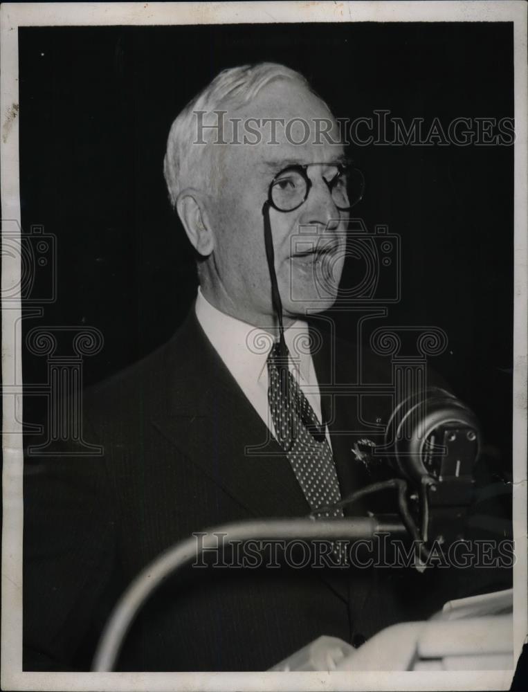 1939 Press Photo Sec. of State Cordell Hull Promotes Pan-American Conference - Historic Images
