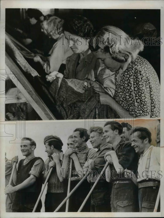1947 Press Photo Europe's Wanderers Find Homes, Jobs in Britain - nea37569 - Historic Images