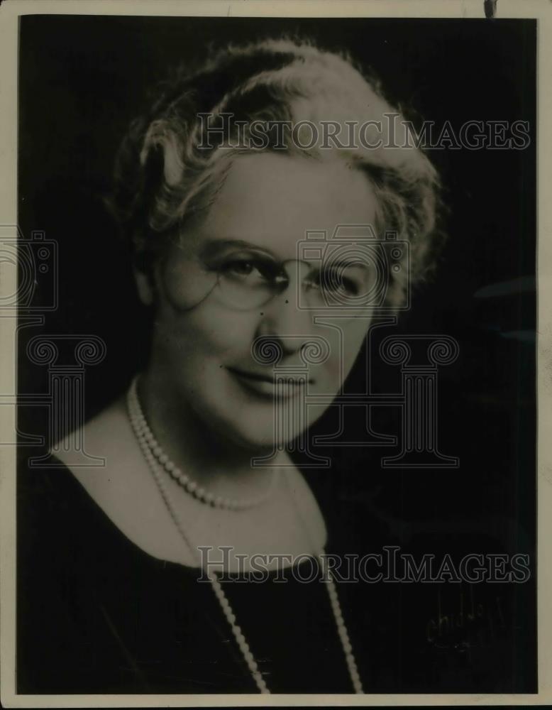 1931 Press Photo Dr. Eugenia Andrus Leonard of Syracuse University - nea36966 - Historic Images