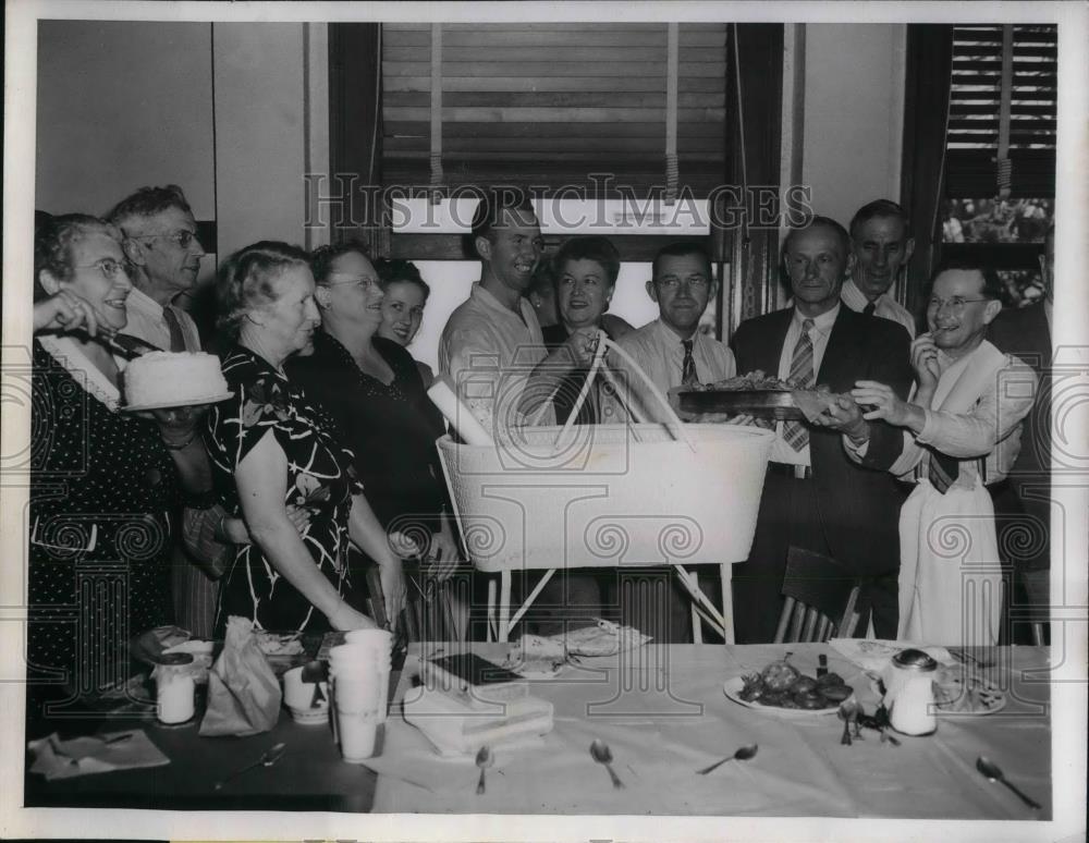 1947 Press Photo Jururs on Overall murder case in Santa Ana, Calif. - nea35025 - Historic Images