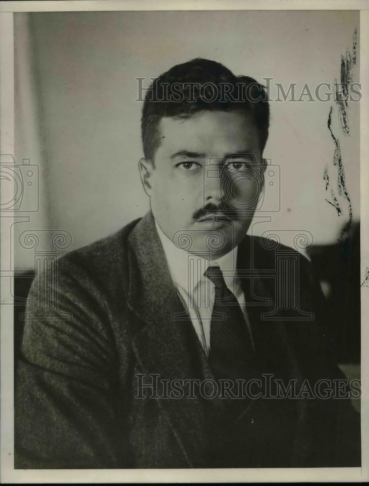 1927 Press Photo Francis White, former Sec. of American Legation in Madrid. - Historic Images