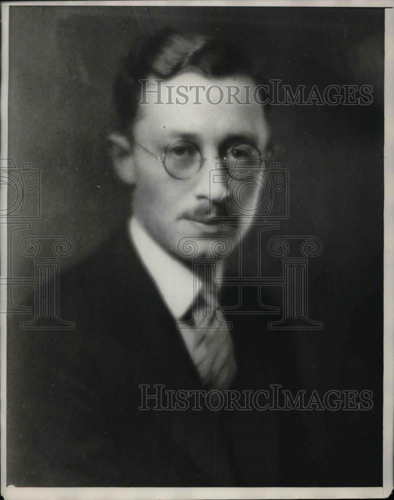 1929 Press Photo Dr. Mandel Sherman, Director Washington Child Research Center - Historic Images