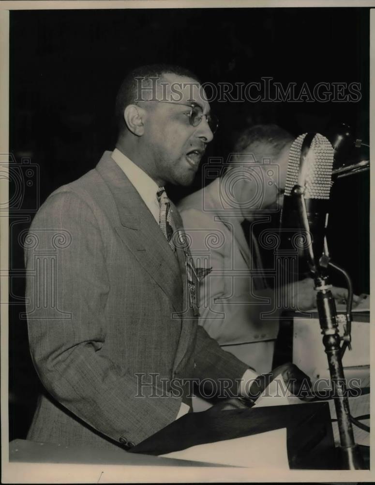 1940 Press Photo William E. King Seconds Dewey's Nomination - nea37700 - Historic Images