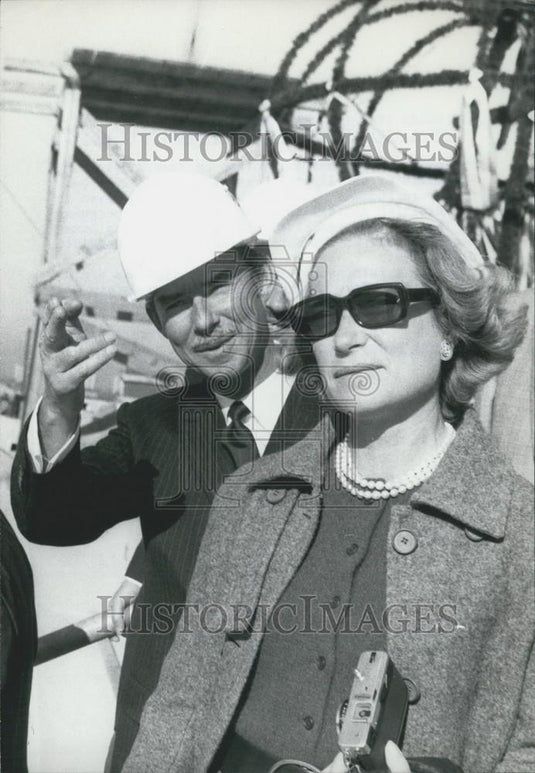 1971 Press Photo The Grand Duke and the Grand Duchess of Luxemburg - Historic Images