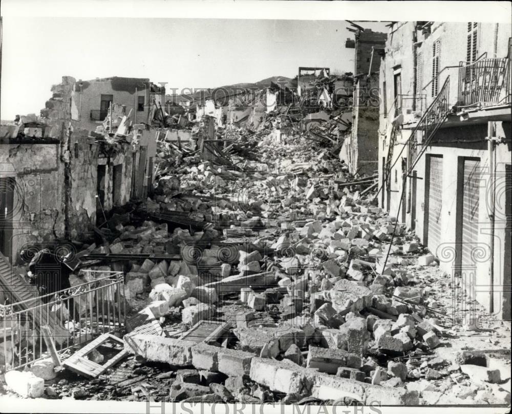 1968 Press Photo Killer Quake Strikes Sicily - Historic Images