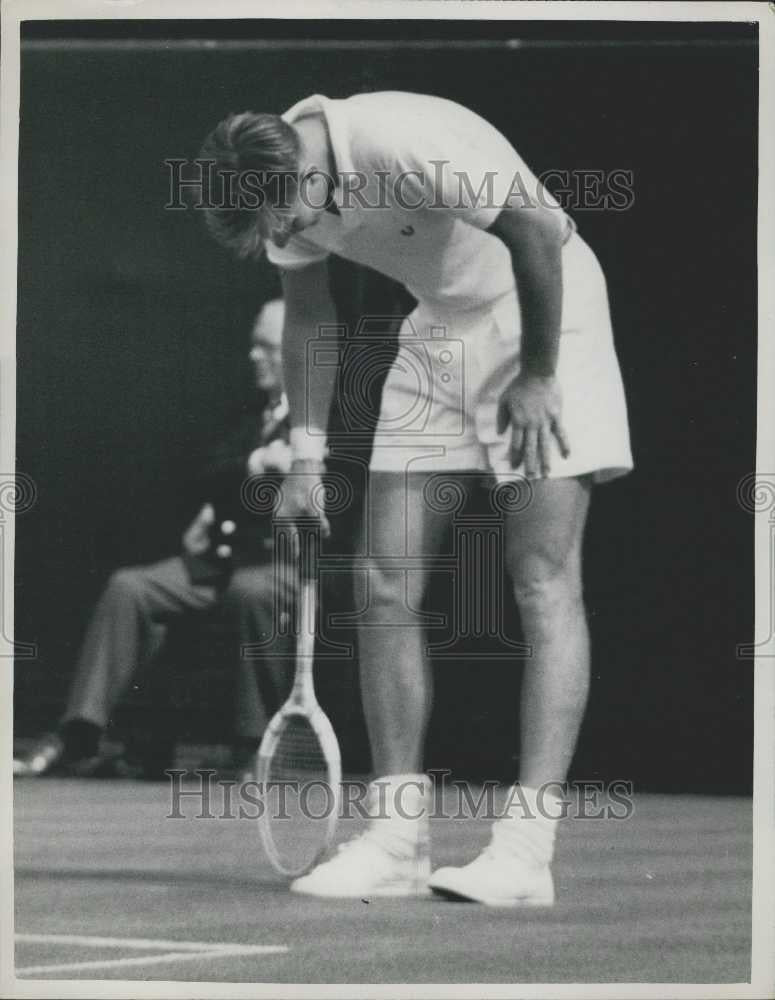 1953 Press Photo Wimbledon Tennis Tournament H.W. Stewart A,J. Mottram - Historic Images