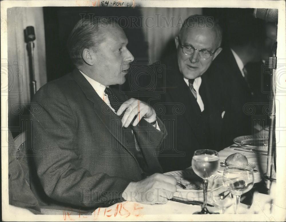 1958 Press Photo Reception for New Jersey Governor - Historic Images