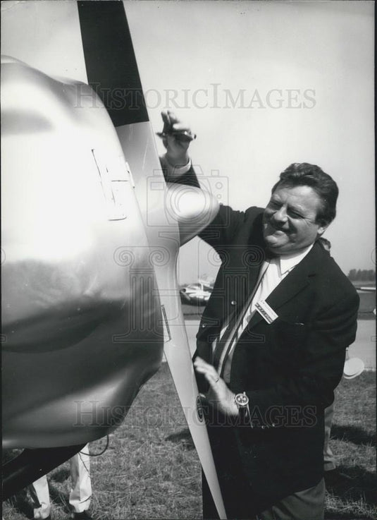 1969 Press Photo Franz Josef Strauss, German Chancellor of the Exchequer - Historic Images
