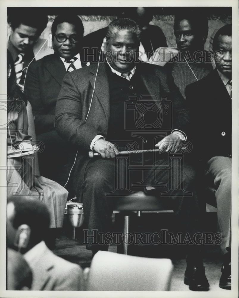 1978 Press Photo Joshua Nkomo, President, Zimbabwe African People&#39;s Union - Historic Images