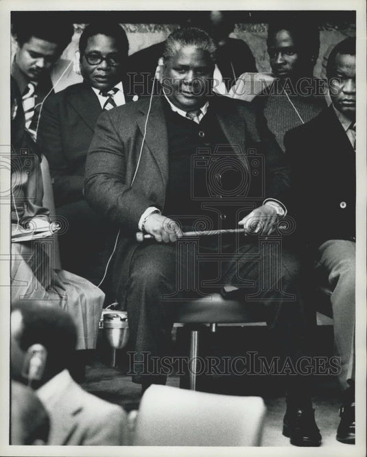 1978 Press Photo Joshua Nkomo, President, Zimbabwe African People's Union - Historic Images