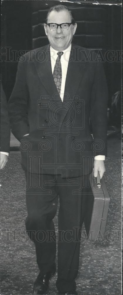 1971 Press Photo Reginald Maudling, Number 10 Downing Street, London - Historic Images
