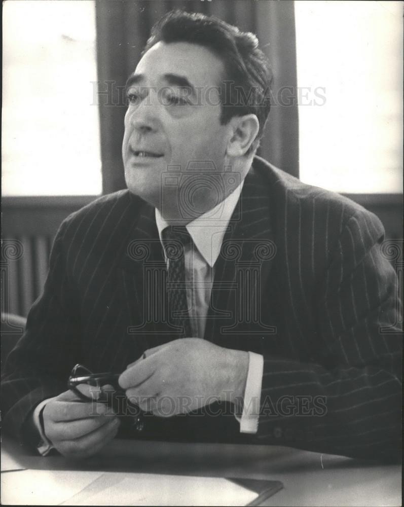 1968 Press Photo Robert Maxwell, Hill Samuel, Wood Street - Historic Images