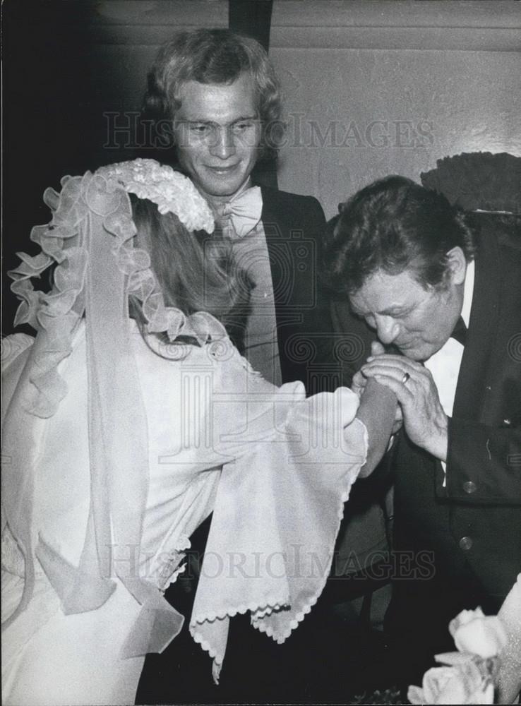 1973 Press Photo Catholic Wedding of German Soccer Star Uli Hoeness - Historic Images