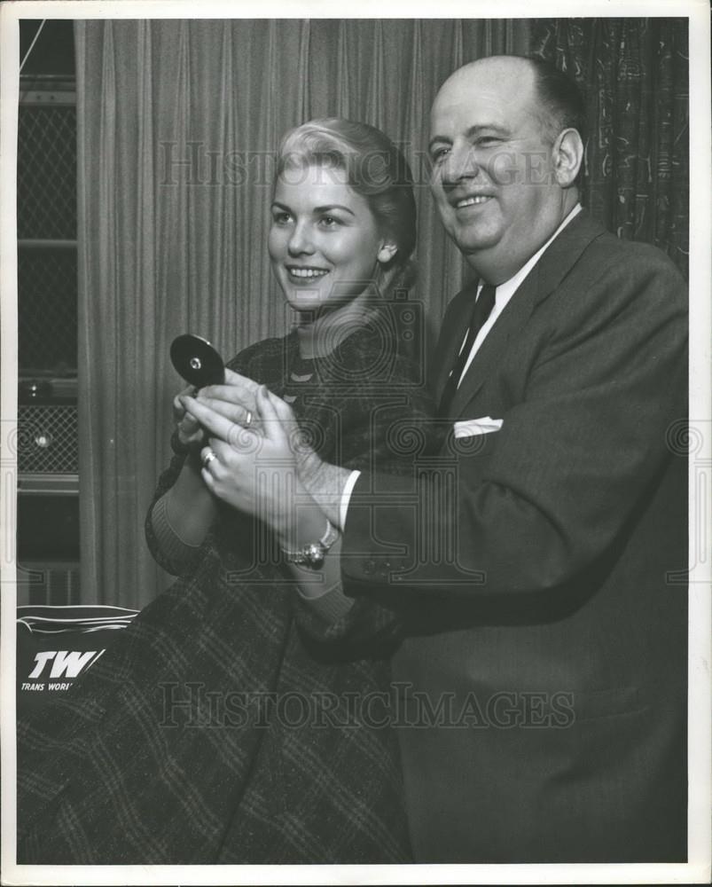 Press Photo Publicist Johney Keyer, Golfer Diane Anderson - Historic Images