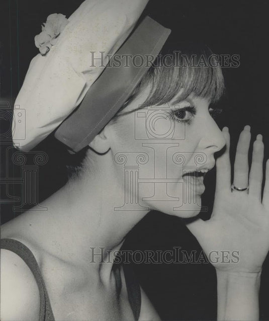 Press Photo Kleinert's 1967 Range of Fashion Swim Caps - Historic Images