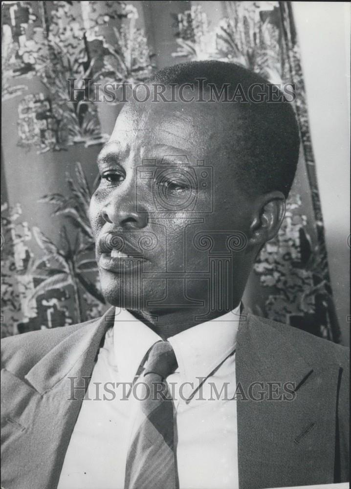 1962 Press Photo Chief Kaizer Matanzima South African Union Bantu Government - Historic Images