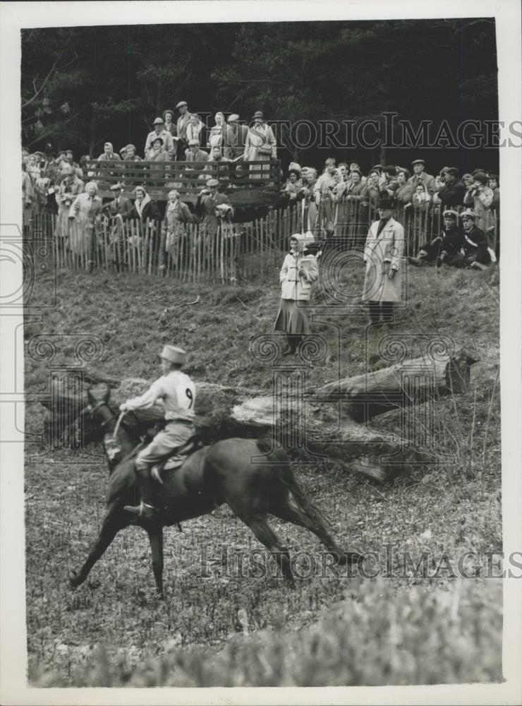 1959 Press Photo Second Day of the Badminton Horse Trials - Historic Images