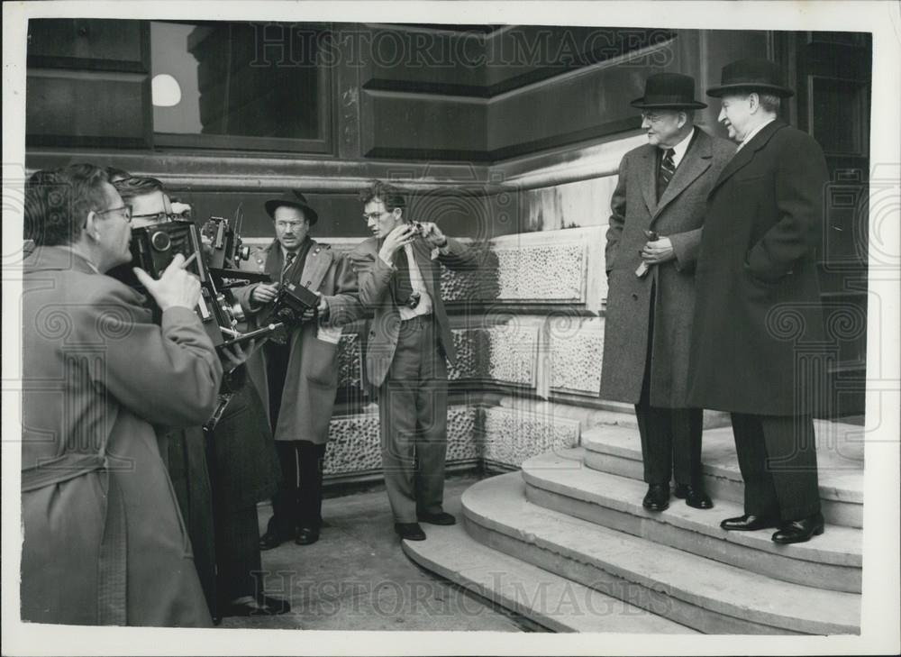 1954 Press Photo Secretary of State, John Foster Dulles - Historic Images