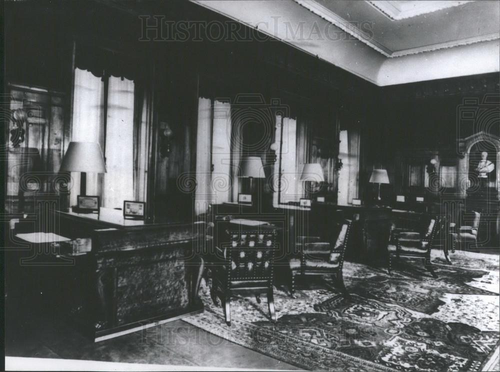 Press Photo Rothschild home interior - Historic Images