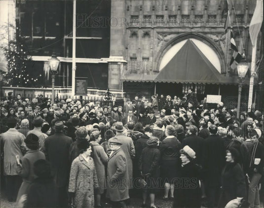1966 Press Photo Memorial Service For British Journalist Richard Dimbleby - Historic Images