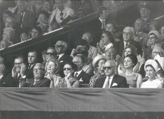 1971 Press Photo Reginald Maudling,Edward Heath& Princess Margaret - Historic Images