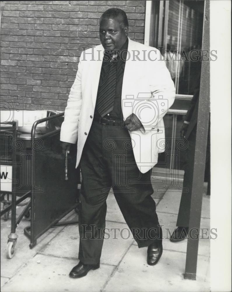 1979 Press Photo Joshua Nkomo, President, Zimbabwe African People&#39;s Union - Historic Images