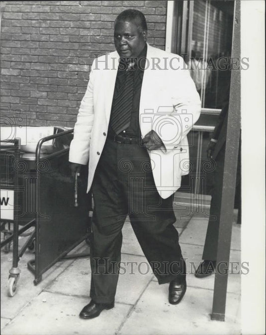 1979 Press Photo Joshua Nkomo, President, Zimbabwe African People's Union - Historic Images