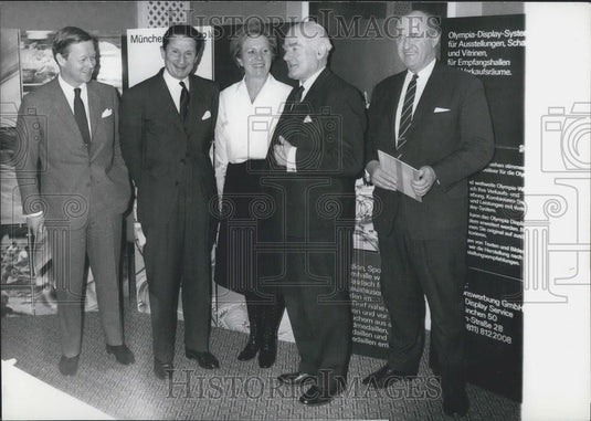1971 Press Photo Finance Commission for the Int'l. Olympic Committee meets in Mu - Historic Images