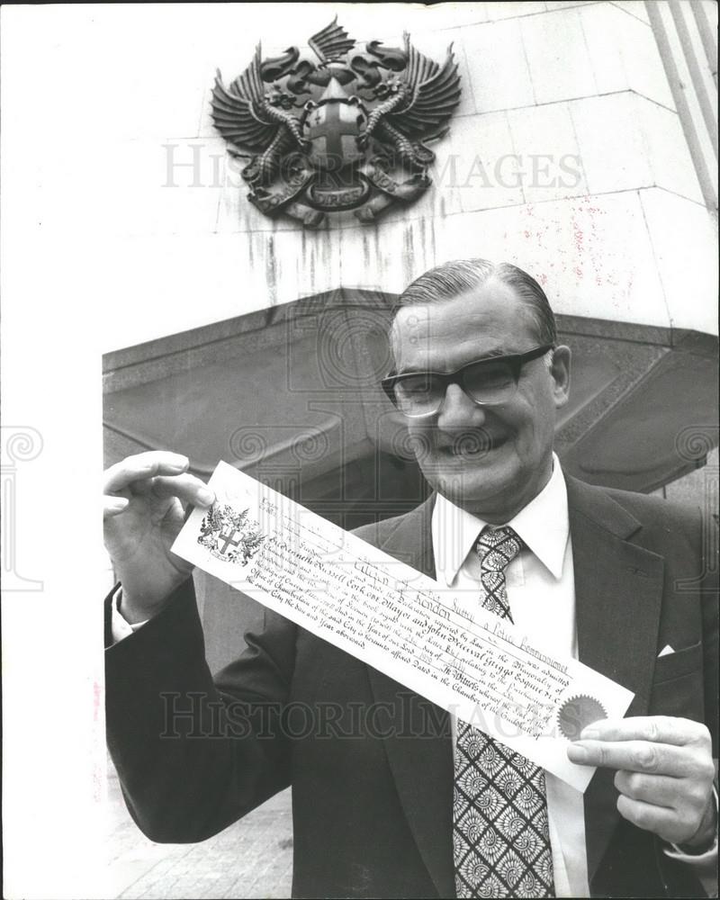 1979 Press Photo Ex Commissioner of Police of the Metropolis, Sir Robert Mark - Historic Images