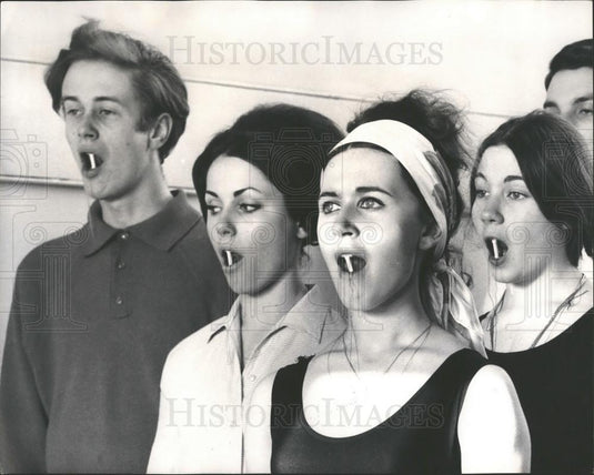 1964 Press Photo Caroline Maudling, Daughter of Chancellor Reginald Maudling - Historic Images