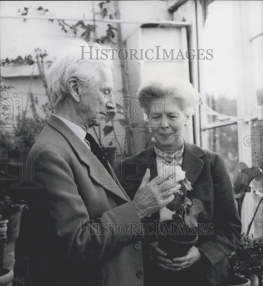 Press Photo Ear Russell & Wife Lady Russell - Historic Images