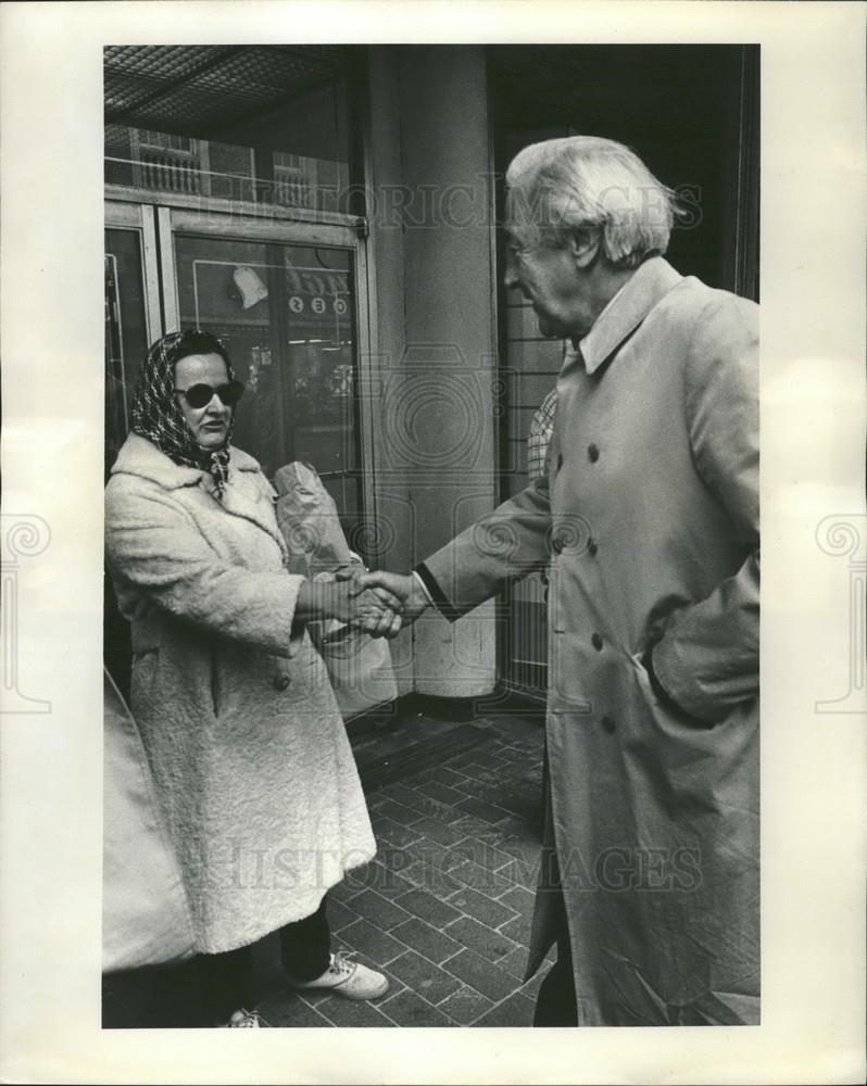 1976 Press Photo Presidential Candidate For Independent Party Eugene McCarthy - Historic Images