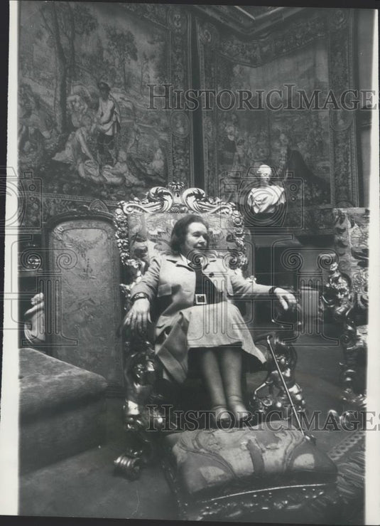 1977 Press Photo Dowager Lady Rosebury - Historic Images